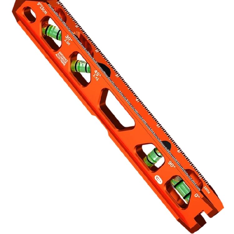 Multipurpose Aluminum Alloy Level Magnetic V Grooved Base 4 Accuracy Vials British Metric Measurement Scale