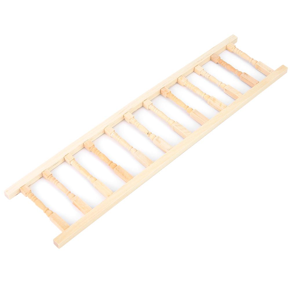Mini Simulation Wooden Handrail Furniture for 1:12 Doll House Accessory