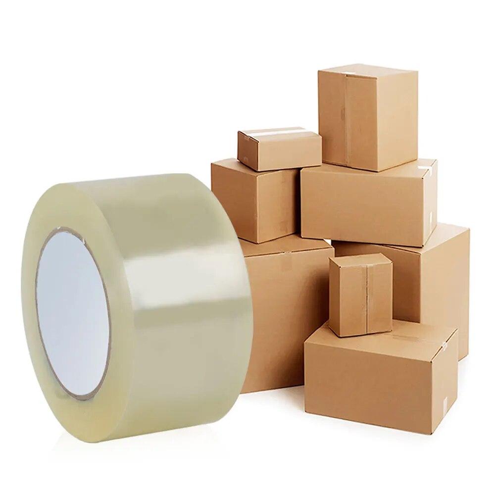 Hochviskoses transparentes Klebeband, OPP-Packband transparentes Kartonverschlussband für Verpackungen Klebeband