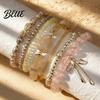 Beach Vacation Bracelet 1 Set Bohemian Beaded Bracelets for Women