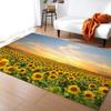Positive Sunflower Large Carpet Rug for Home Living Room Bedroom Sofa Doormat Decor Kids Play Area Rug Carpet Non-slip Floor Mat