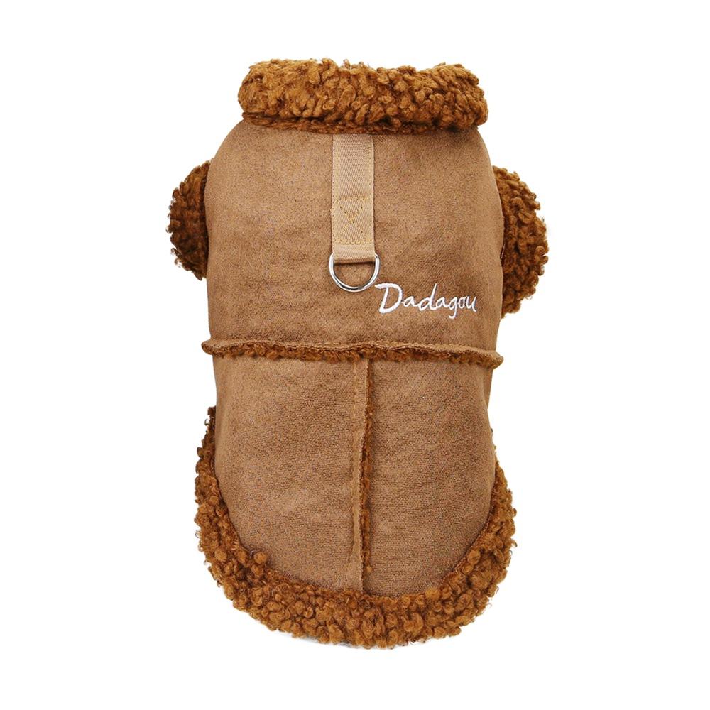 Pet Dog Jacket Lamb Fleece Autumn Winter Warm Dog Clothes for Small Dogs Puppy Costume Chihuahua Coat Pet Pug Yorkie Outfits