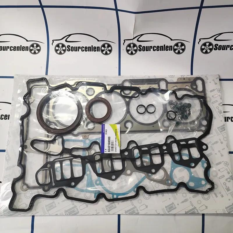 Brand New  Engine Overhual Gasket Kit Rebuilding Kits 6640100001 For Ssangyong Actyon Kyron 2.0 Rexton +D20DT 6640160000