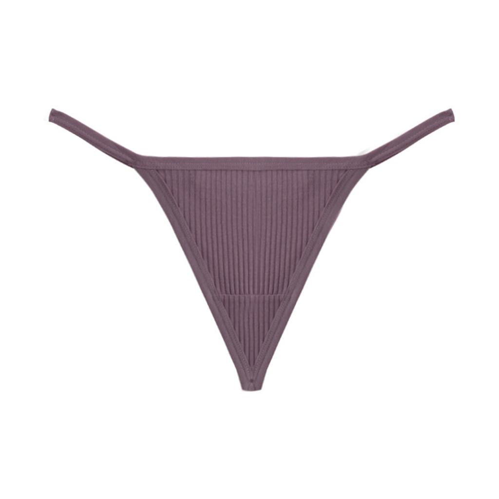 Ladies' Seamless Low Waist Hollow Thong Underwear
