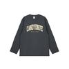 2024 Hong Kong Style Unisex Retro Letter Print Long-Sleeve Cotton T-Shirt