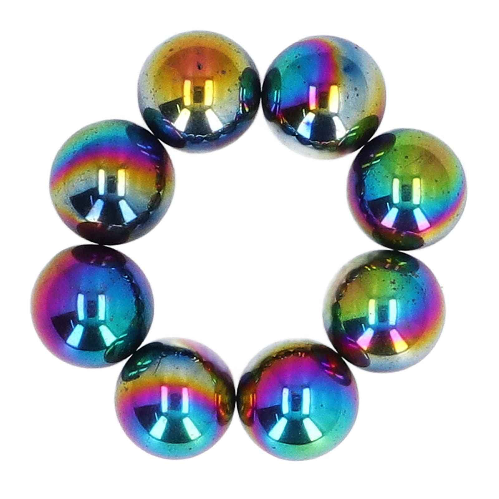 

10 шт. Магнитные шарики Диаметр 25 мм Радужные магниты Веселая игрушка для снятия тревоги для офисного стола