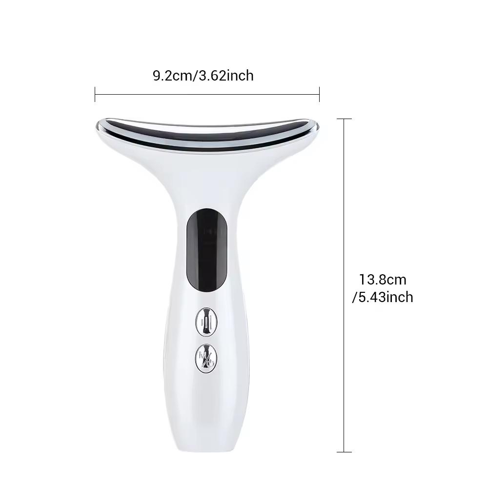 Portable EMS Neck Massager V-Line Shaping Double Chin Removal LED Microcurrent Facial Massager Anti Wrinkle Skin Care Tools