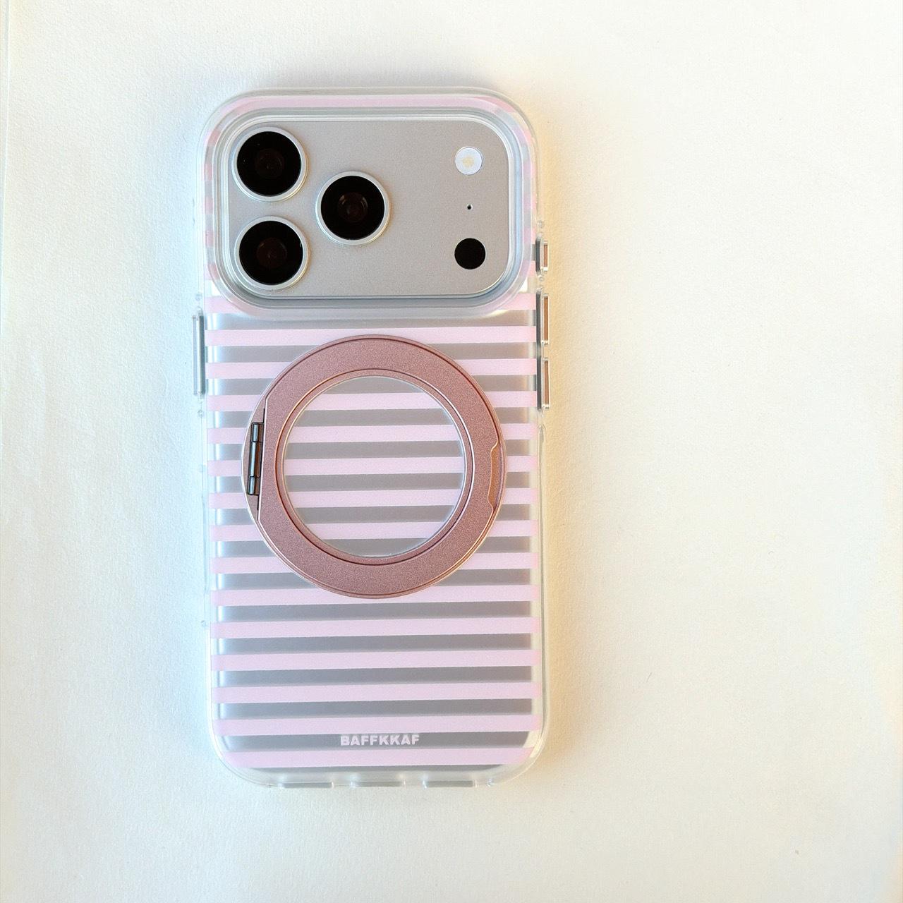 

Premium Solid Color Stripe Case for iPhone 17 Pro Max: Durable, Anti-Fall Protective Cover iPhone 17