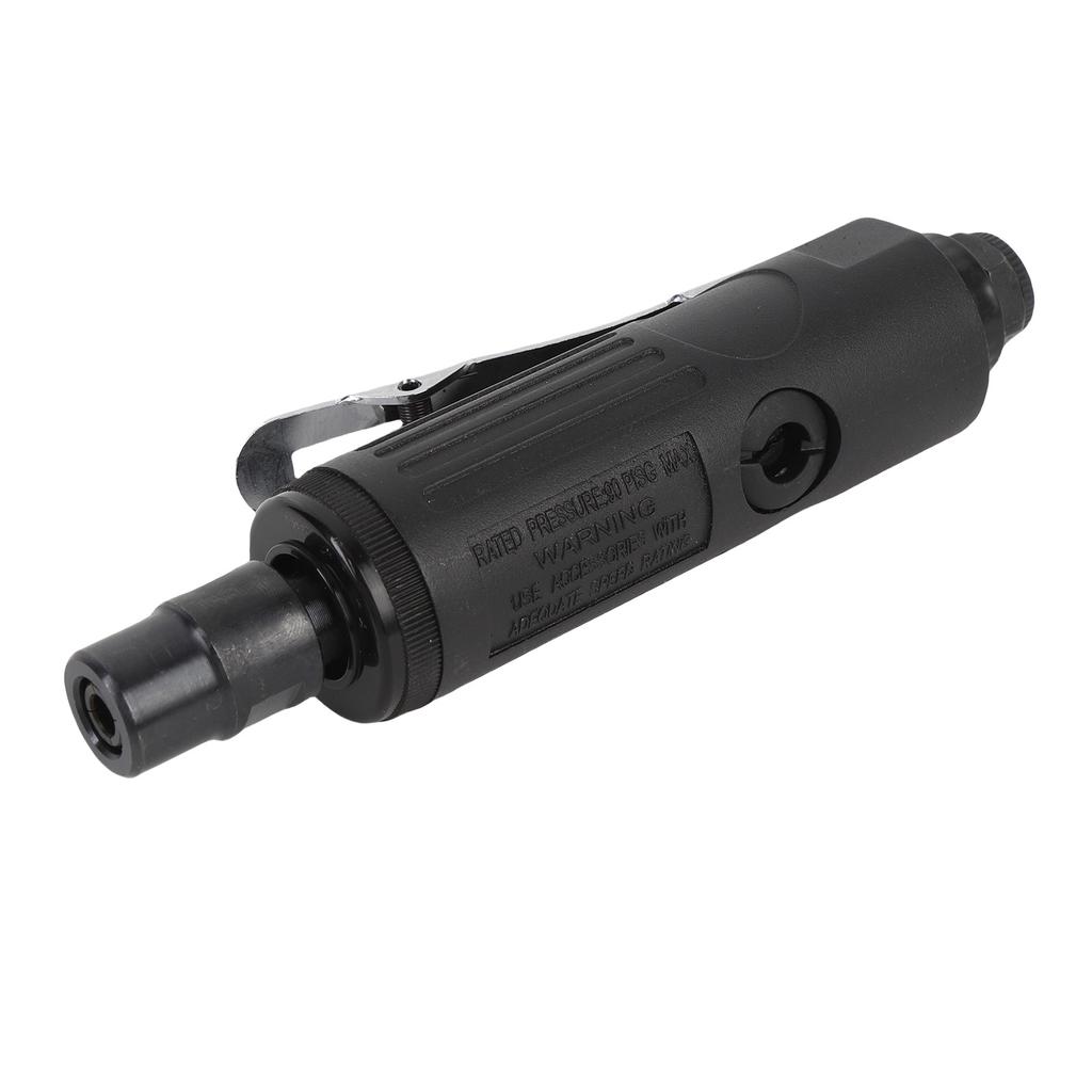Pneumatic Die Grinder Kit 25000 RPM 90PSI Working Pressure 1/4 Inch Air Straight Die Grinder Set for Grinding Cutting Polishing