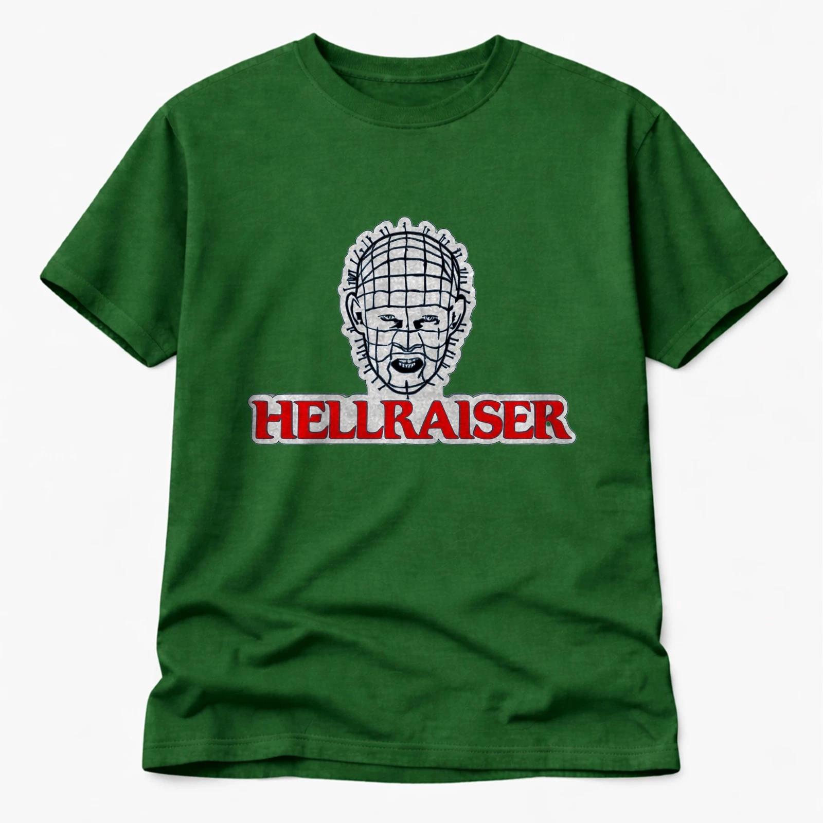 Horror Face Hellraiser PinHead T-Shirt Dark Graphic Gothic Movie Style Tee M