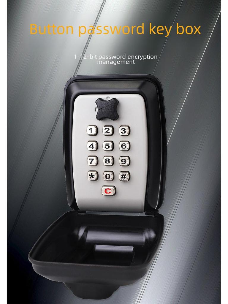 Cutie de blocare cu chei, montată pe perete, impermeabilă, pentru securitate