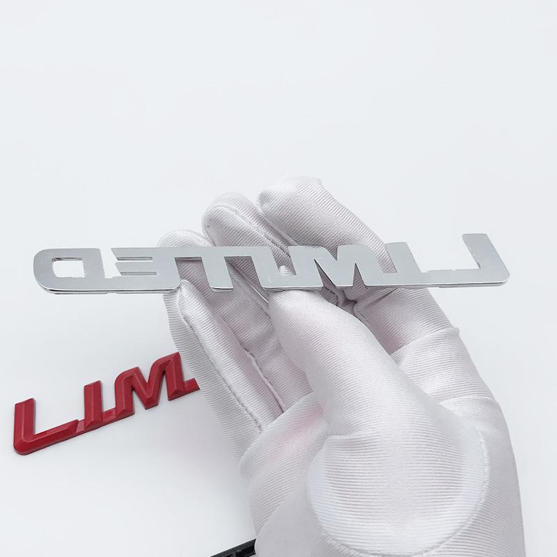 LIMITED Metal Word Mark Grand Cherokee Four-wheel Drive Tail Mark Car Personalized Modification Car Sticker One-piece Modification Car Mark