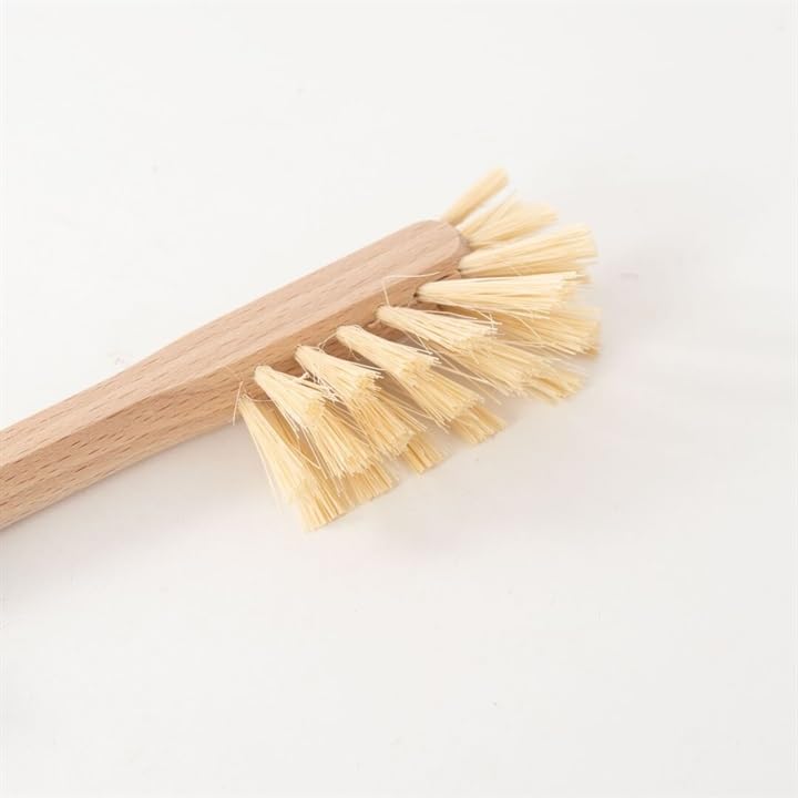 ecoLiving Long Handle Bottle Brush Wooden Bottle Brush for Cleaning Water Bottles