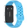 For Huawei Band 9/9 NFC/8/8 NFC Breathable Holes Replacement Band Silicone Watch Strap