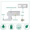10/1Pcs Universal LED Inner Hinge Lamp Under Cabinet Light Wardrobe Cupboard Sensor Lights For Bedroom Kitchen Closet Night Lamp