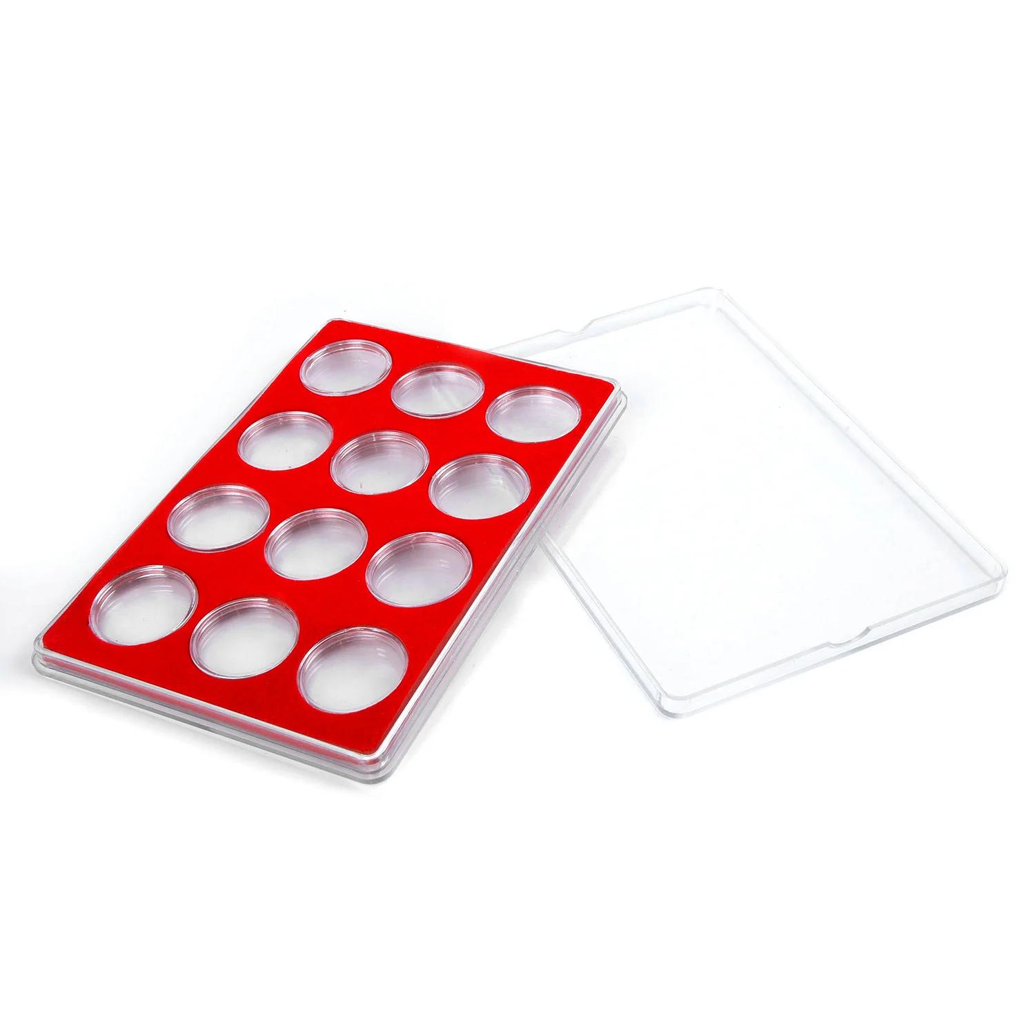 

Protection Coin Collection Case Square Box Holder Display Tray Container Organizer Money Commemorative Protector China Mainland