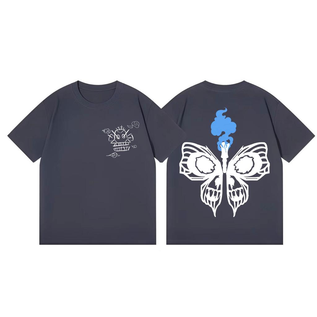 Heißes Spiel Arcane Jinx Merch T-Shirt Sommer High Street Mode Trend Kurzarm-T-Shirts Herren Damen Lässig Locker Baumwoll-T-Shirts