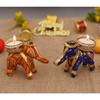 Cotton Elephant Design Tealight Candle Holder, Pack of 2