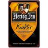 Retro Hertog Jan Metal Sign - Exquisitely Crafted Tin with Vivid Paint, Ideal for Bar & Club Decor To Create a Mesmerizing Mural