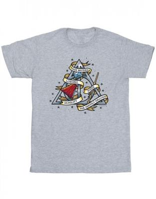Girls The Deathly Hallows Cotton T-Shirt