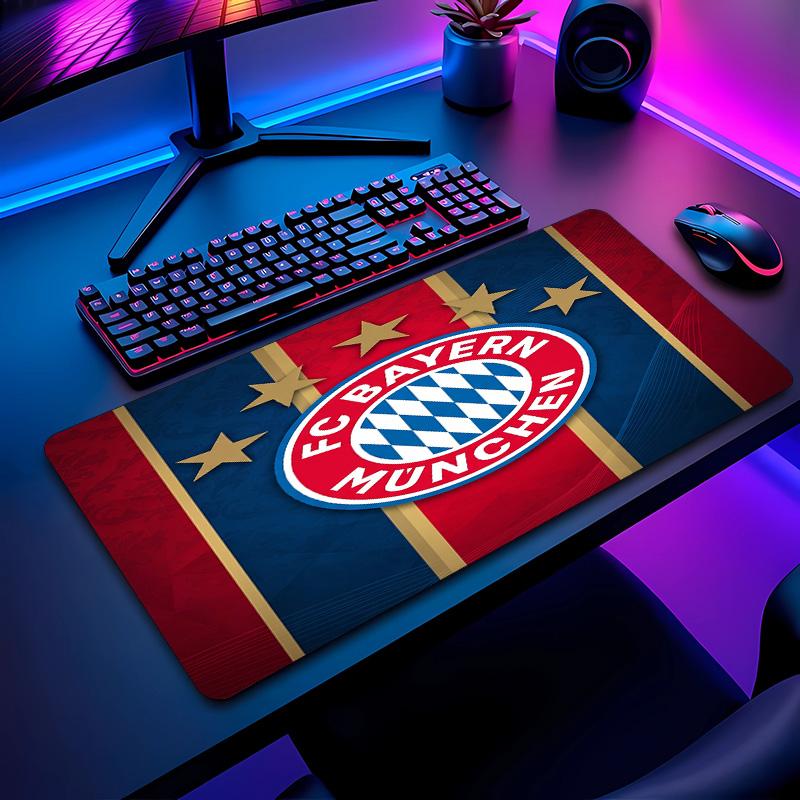 Tappetino per Mouse con Motivo Calcio Bayern Monaco No?Tappetino Mouse da Gioco Antiscivolo con Base in Gomma per Scrivania Ufficio Casa