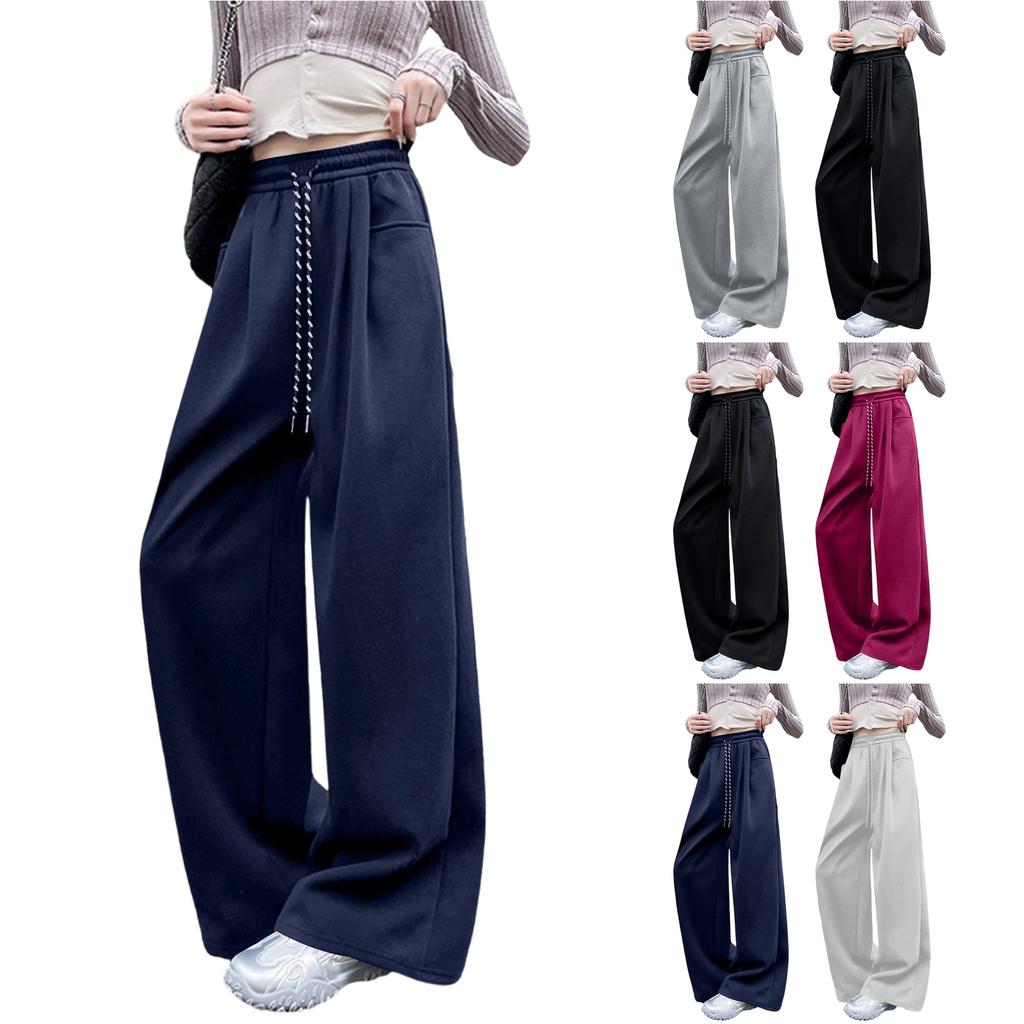 Women's Fashionable Loose Wide Leg Trousers
