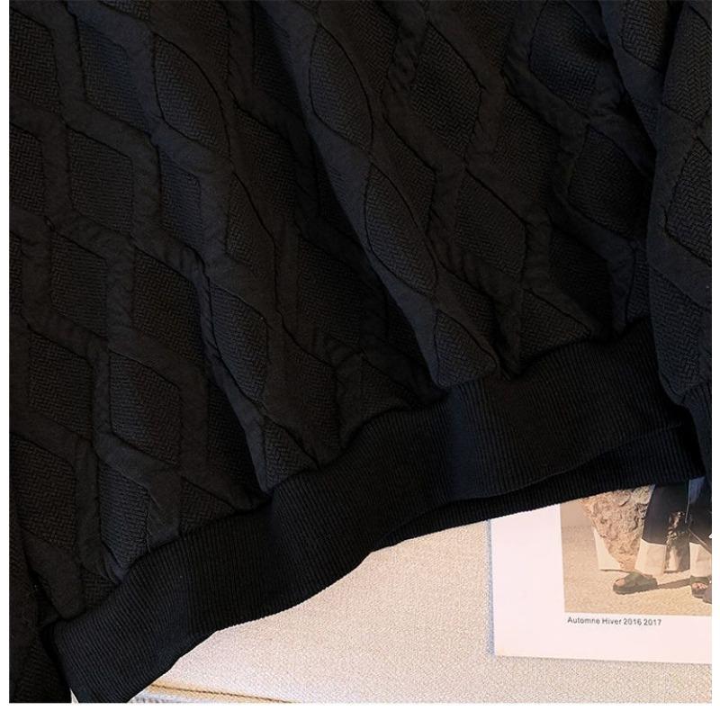 Sweatshirt for Women Cotton Oversize Thickened Loose Half-high Neck Casual Pullover Long Sleeve Winter Sweatshirt Top