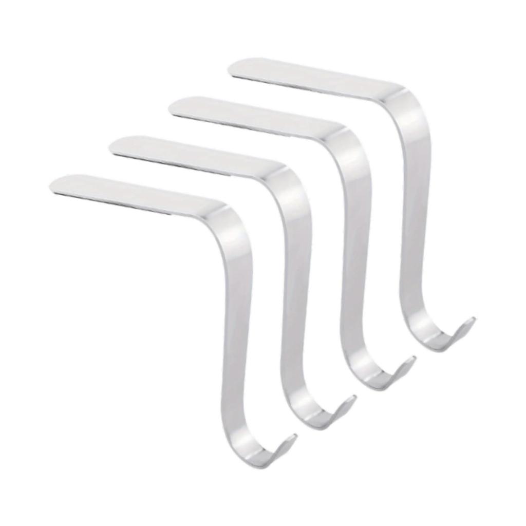 Iron Stocking Holders Fireplace Hangers Adjustable Metal Hooks Christmas Ornament Accessories for Holiday Tabletop