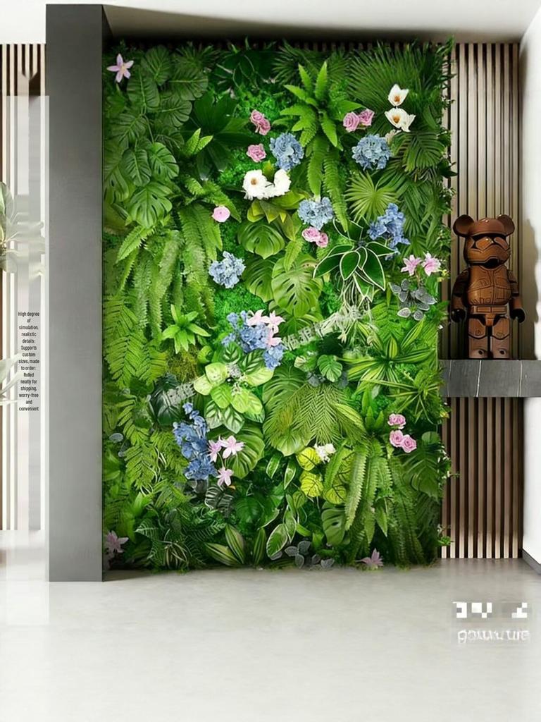 Artificial Green Wall Decoration - Indoor/Outdoor Plant & Flower Modular Background Wall