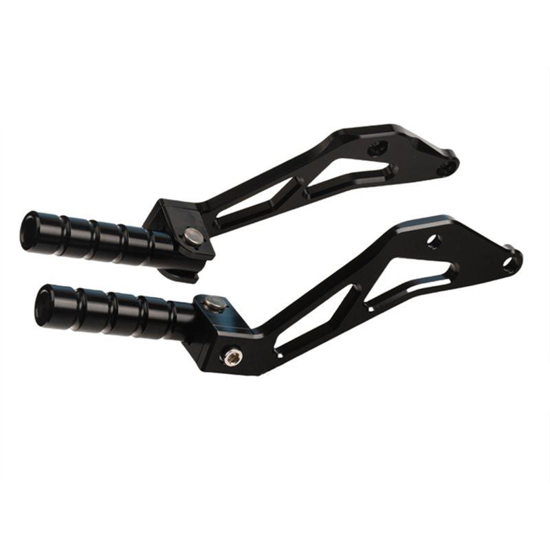 

Electric Motorcycle Rear Foot Pegs Pedal Bracket Passenger Footrests For Sur Ron Light Bee X/S/L1E Segway X260 X160 чёрный