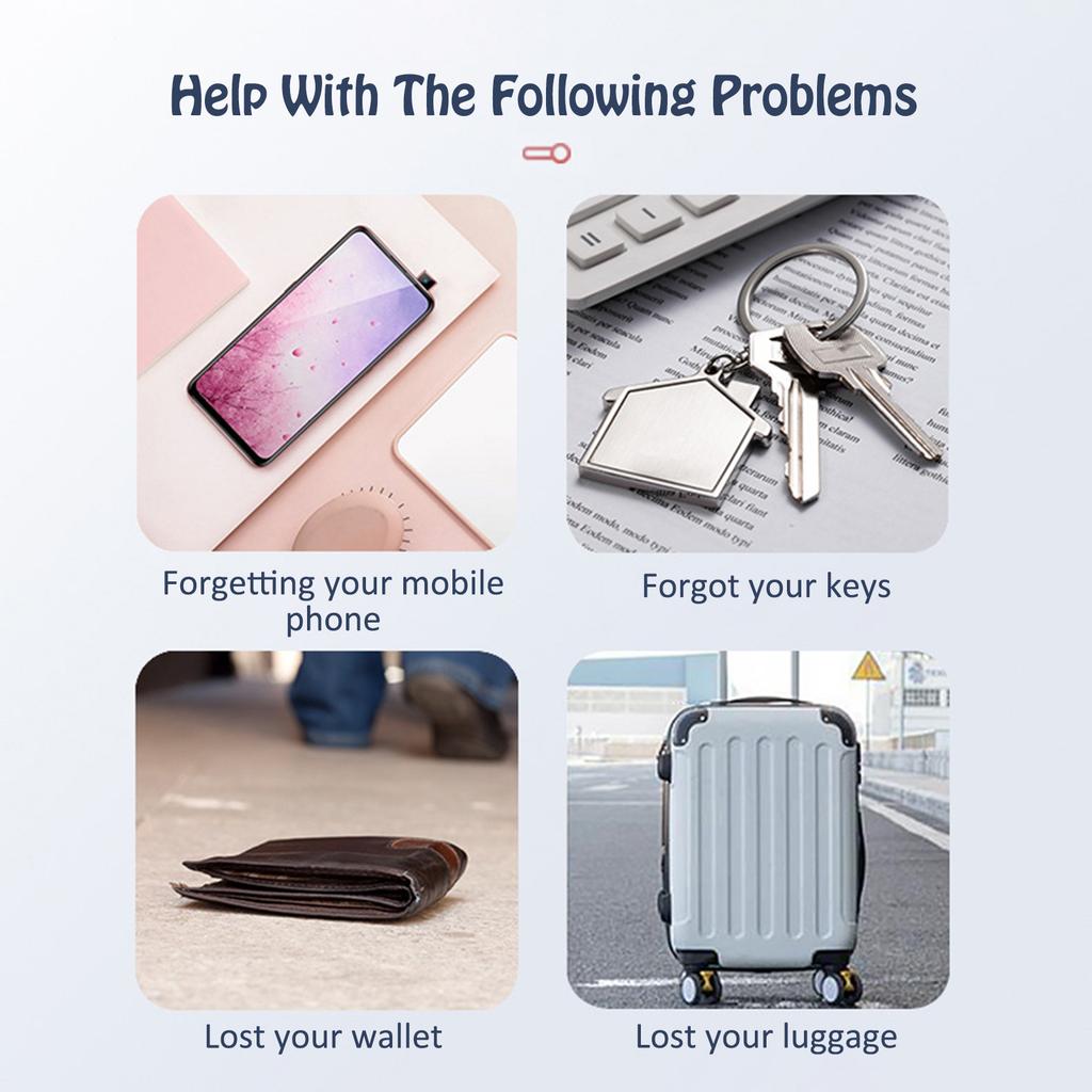 Bluetooth 5.2 Two Way Alarm Intelligent Positioning Anti Loss Device Key Tracker