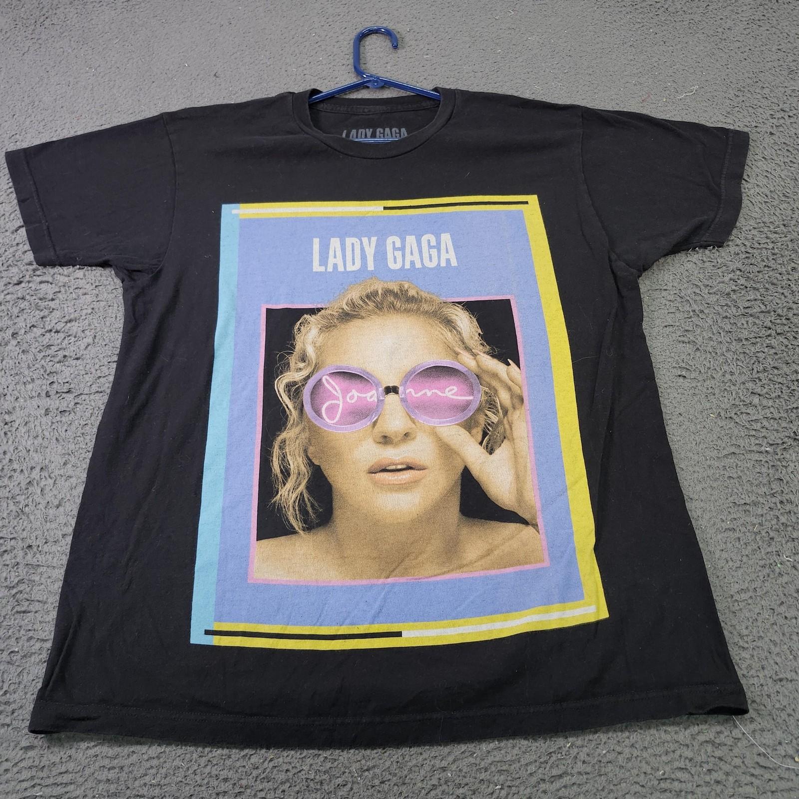 Lady Gaga Joanne World Tour Shirt Mens Large Black 2017 Concert Graphic Tee Unisex T-Shirt XXXXL