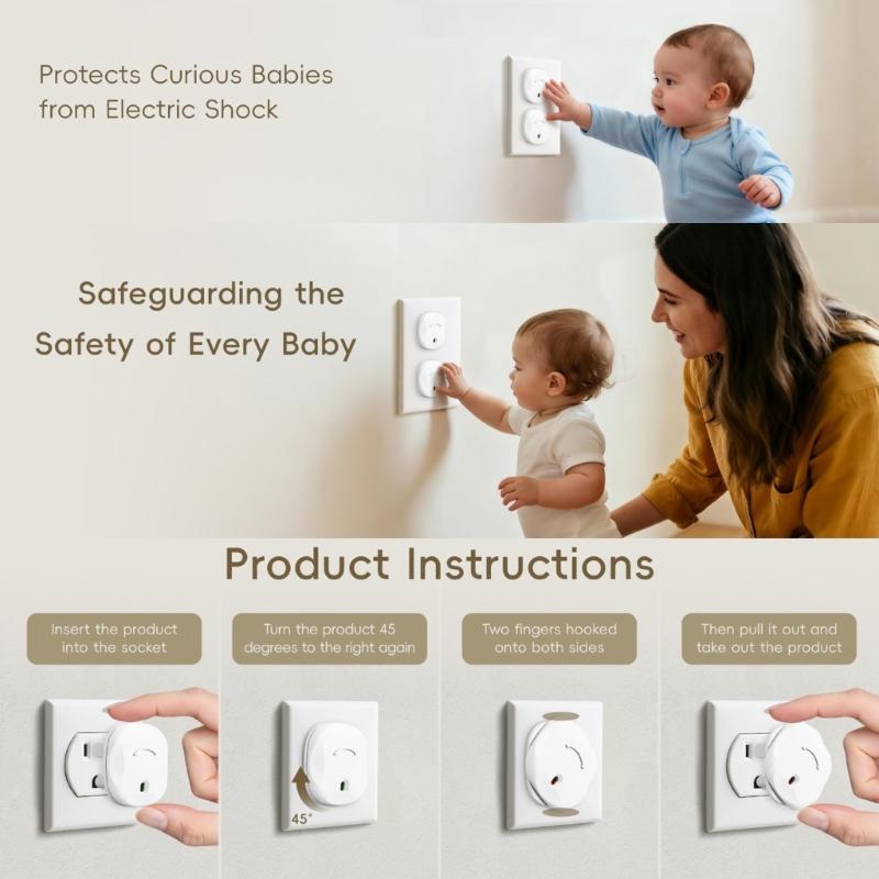Baby Anti-Shock Sockets Cover Children Safety European Regulations Sockets Cover Power Supply Safety Cover Power Sockets