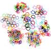 Colorful Mixed Alloy Split Jump Rings Lobster Clasp Eyelets Screw Pins Keychain Rings DIY Jewelry Making Accessories Supplies
