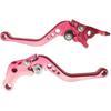 Red CNC 6 Position Shorty Brake Clutch Lever for Suzuki Hayabusa GSXR1300 1999 2000 2001 2002 2003 2004 2005 2006 2007