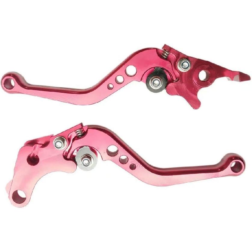 Red CNC 6 Position Shorty Brake Clutch Lever for Suzuki Hayabusa GSXR1300 1999 2000 2001 2002 2003 2004 2005 2006 2007