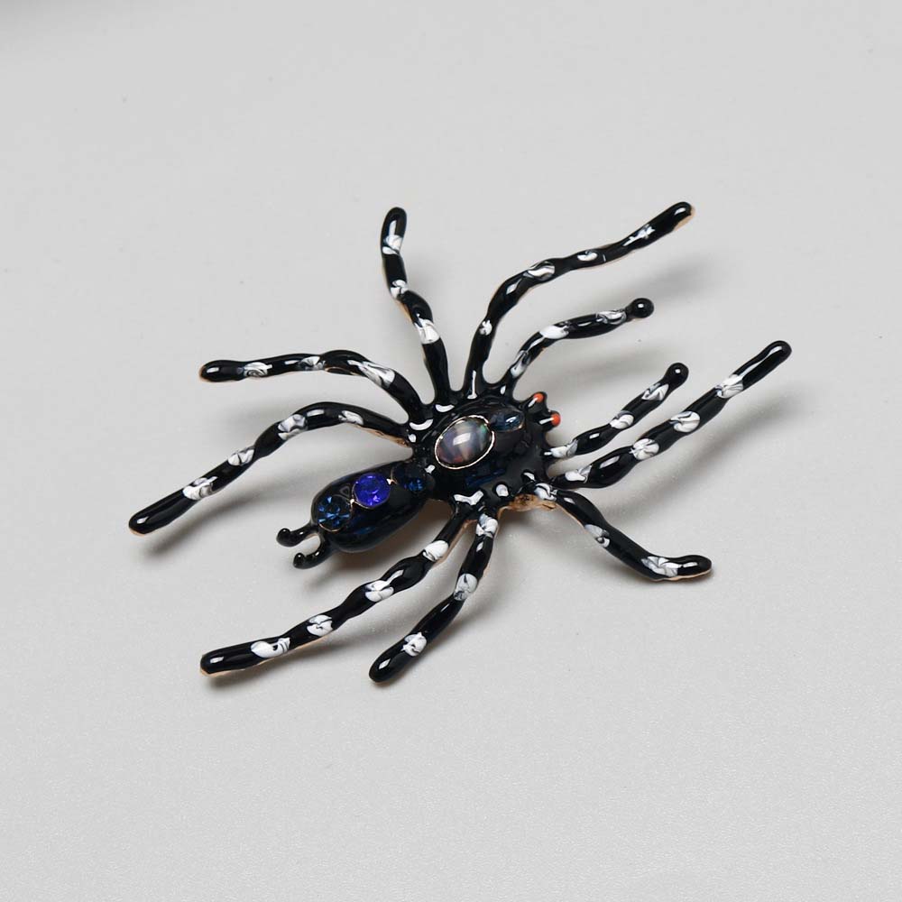 Clothes Backpack Halloween Spider Brooch Lapel Badges Halloween Badge Big Spider Badge  Jeans
