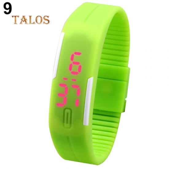 Herren Damen Uhren Wasserdicht Silikon Rote LED Sport Armband Touch Digitale Armbanduhr
