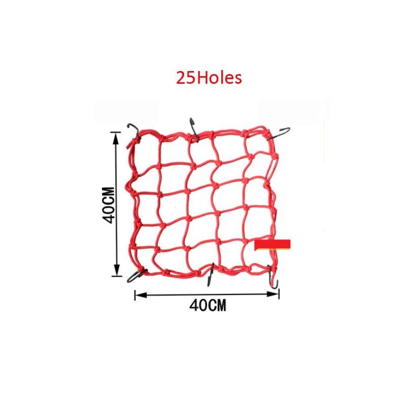 40*40cm 25 găuri pentru motocicletă bicicletă plasă de marfă cască frânghie bagaje sac de depozitare sfoară motorycle plasă saci plasă