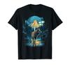 Wolf's Wildhaven: A Majestic Encounter In the Silence of the Mountains T-Shirt
