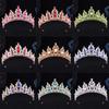 DIEZI 21 Colors Luxury Elegant Crystal Crown Hair Accessories Tiara For Women Party Rhinestone Bridal Crown New Hair Jewelry