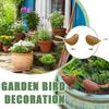 Metal Bird Decor Outdoor Durable Garden Bird Decor Rust-Resistant Iron Lawn Bird Decor Metal Bird Gift