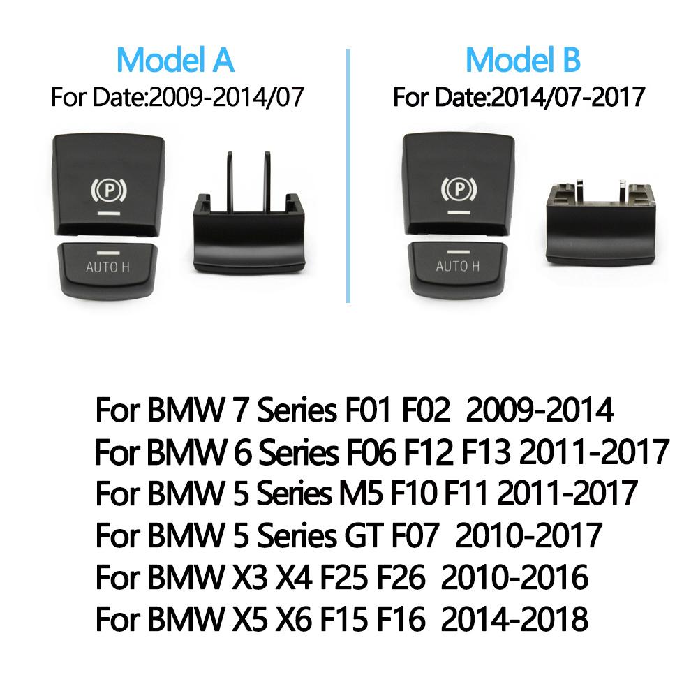 Car Handbrake Parking Brake P Button AUTO Switch Cover For BMW M5 F01 F02 F07 F10 F11 F12 F15 F16 F25 F26 61312822518
