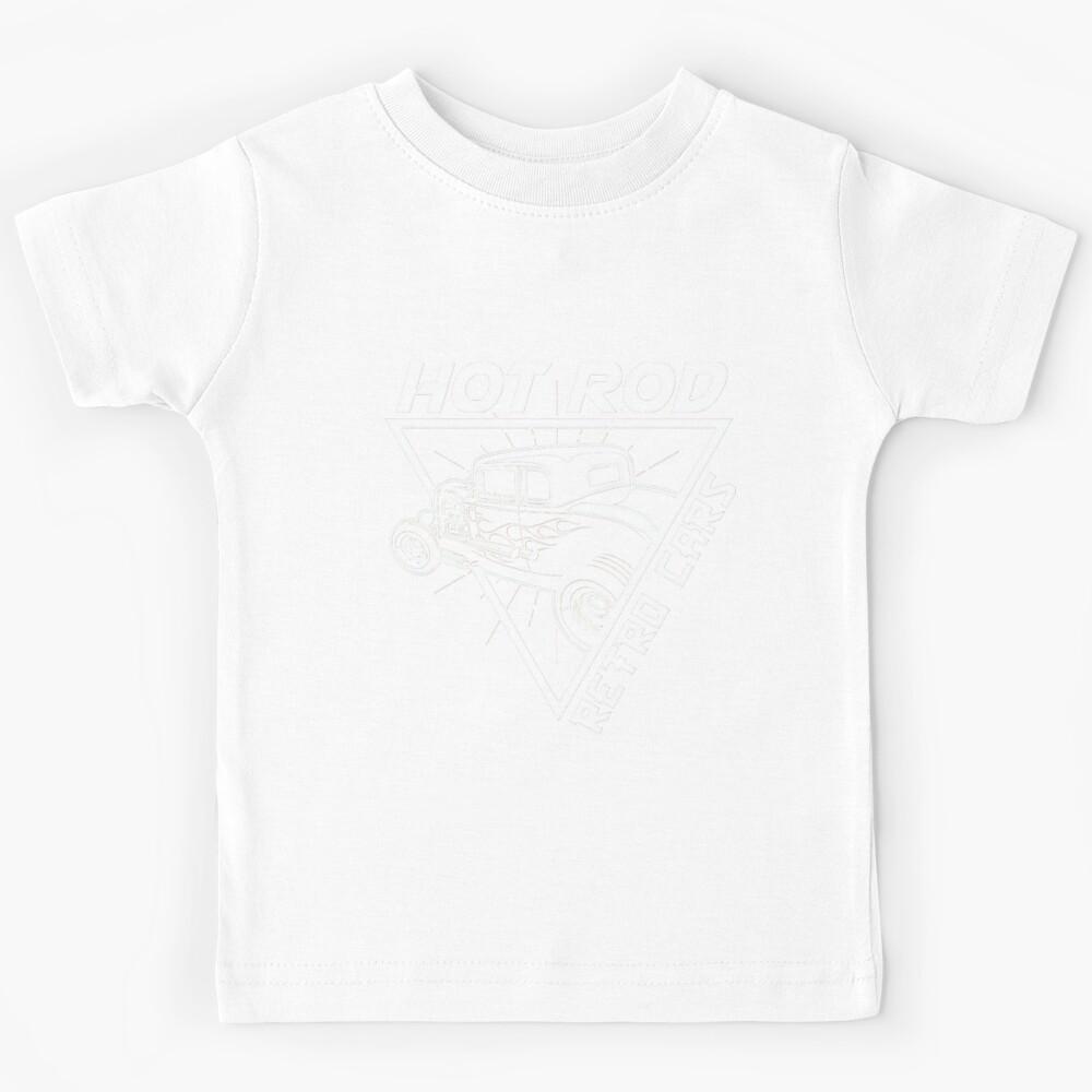 Hot Muscle Racing Rod Car Vintage Drag Kids T-Shirt 150