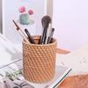 Úložný prostor na psací potřeby Držák na pera z ratanu Stolní doplňky