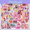 Cute Barbie Stickers 60 High-quality Printed Stickers In Various Colors And Styles For Decoration