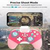 Bluetooth Controller for Switch/PC/iPhone/Android/Apple Arcade MFi Games/TV/Steam, Pro Wireless Game Controller(Pink)