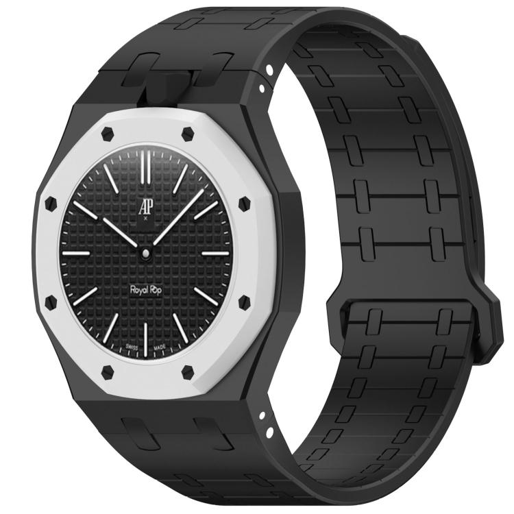 Correa de silicona magnética lateral integrada para reloj de las doce