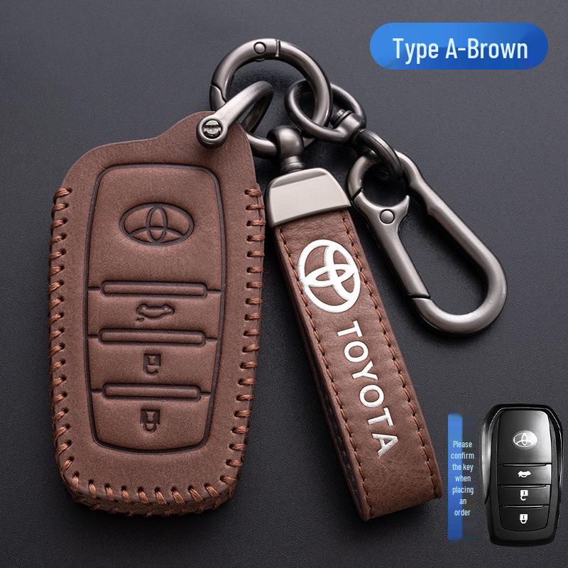 Чехлы для ключей Toyota: Совместимо с Camry, Corolla, CHR, Levin, Prado, RAV4, Avalon, Highlander