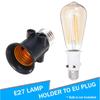 Plug E27 Bulb Light Base Light Socket Splitter Lamp Holder Bulb Base Screw Converter Socket Adapter